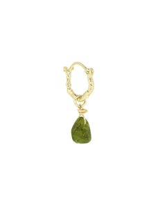 Sunny Soldier Earring with Green Garnet